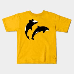 Orca pair Kids T-Shirt